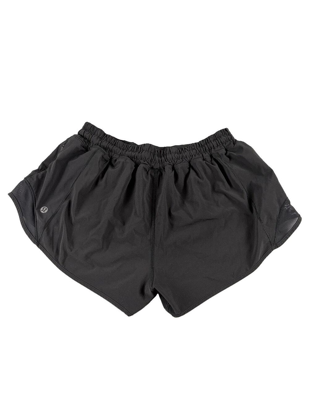 Lululemon Hotty Hot Low-Rise Lined Short 2.5” Black Size 8 W7ARKR